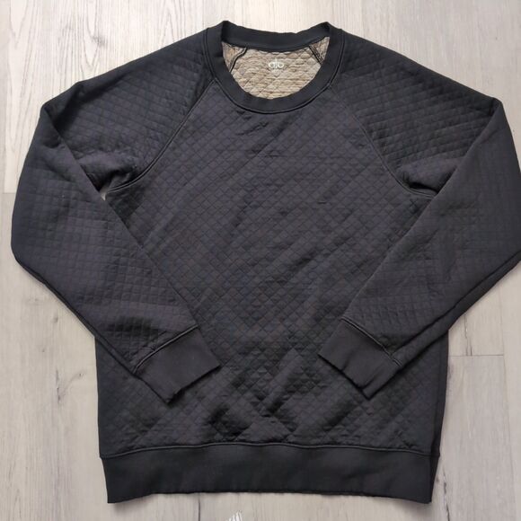 Alo Yoga Sweatshirt Women's Medium Pullover Stretch Made In USA - Picture 1 of 4